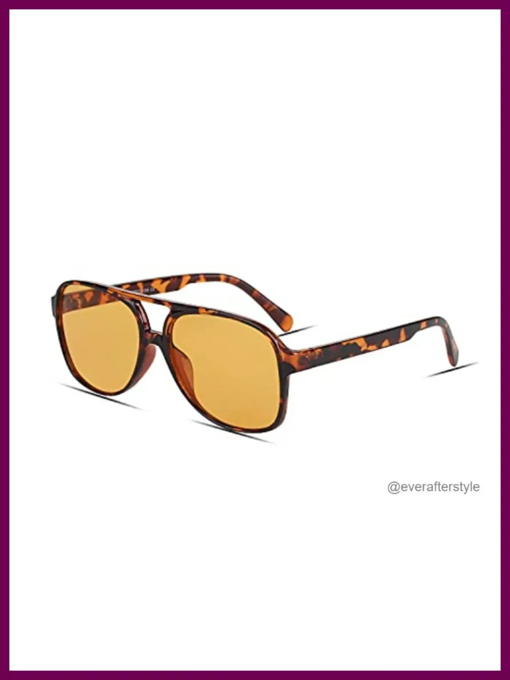 Vintage Retro 70s Sunglasses for Women Men Classic Large Square Aviator Trendy